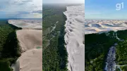Fotografia de 'Oásis brasileiro' nos Lençóis Maranhenses viraliza e encanta internautas