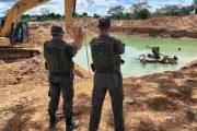Garimpo ilegal desativado e maquinários apreendidos em Nova Guarita, MT