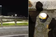 Guarda Civil Municipal prende cinco por pichação em passarela de Mongaguá