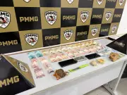 Homem é preso por tráfico de drogas em Jaíba após tentativa de fuga da PM