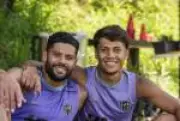 Hulk vive momento histórico ao treinar ao lado do filho Ian no Atlético-MG