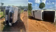 Idoso de 77 anos é amarrado e roubado em Rorainópolis; suspeitos capotam carro na fuga