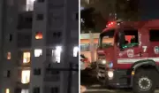 Incêndio em apartamento no Vila Nova mobiliza Bombeiros em Campinas