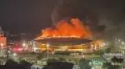 Incêndio no Velódromo Olímpico do Rio desafia bombeiros com reacendimento de chamas