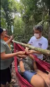 Indígena Zo'é é resgatado após acidente com flecha durante caçada no Pará