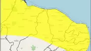 Inmet emite alerta amarelo para 105 municípios de Pernambuco nesta terça-feira