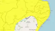 Inmet emite alerta amarelo para chuvas intensas no interior de Pernambuco