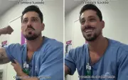 Médico de Goiás viraliza como 'galã' ao exibir bíceps em consulta descontraída para aliviar paciente