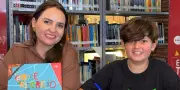 Menino autista de Marília cria monstrinho que 'come' recreio e transforma memórias em livro