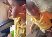 Menino vence leucemia e é homenageado com aplausos em voo de volta para casa na Paraíba