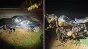 Motociclista morre em colisão com Porsche que ultrapassava em local proibido na BR-262