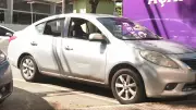 Motorista de aplicativo joga carro contra viatura para escapar de assalto em Vitória