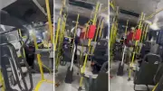 Motorista do Transcol é atacado com faca por passageiro e sofre perseguição após liberação do suspeito