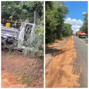 Motorista fica ferido em grave acidente envolvendo três veículos na MGC-122 em Capitão Enéas