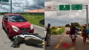 Mulher de 53 anos morre em acidente entre carro e moto no Ceará; motorista é preso