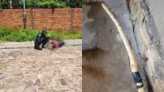 Mulher tem perna fraturada em tentativa de homicídio com pauladas no litoral do Piauí