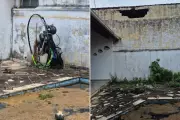Piloto de paramotor sofre acidente aéreo em quintal de residência em Itanhaém, SP