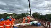 Ponte entre MG e SP é reaberta após obras emergenciais de reforço estrutural