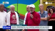 Presidente Lula supervisiona obras de transporte público em Salvador