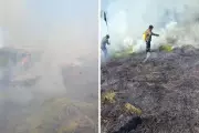 Queimada devasta quase 46 mil m² de vegetação em Taubaté, mobilizando equipes de emergência