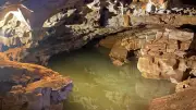 Rio Mucuripe ressurge na Gruta de Ubajara após três anos no Ceará