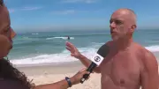 Surfista narra salvamento após queda de helicóptero na Barra da Tijuca no Rio