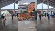 Telhado de creche desaba durante chuva forte em Imperatriz; ninguém se feriu