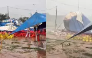 Temporal destrói circo e causa estragos em Santa Cruz do Rio Pardo