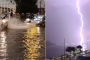 Temporal na Baixada Santista causa alagamentos e queda de árvores em São Paulo