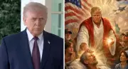 Trump apaga imagem de IA como Jesus após críticas de apoiadores e entra em conflito com papa