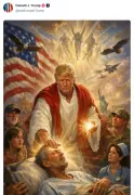Trump apaga imagem de IA que o retrata como Jesus após críticas de blasfêmia