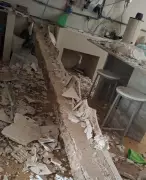 Viga desaba em laboratório da Ufersa em Mossoró; danos são apenas materiais