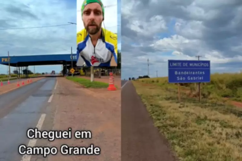 Ciclista bielorrusso percorre 27 mil km de bicicleta pelo Brasil