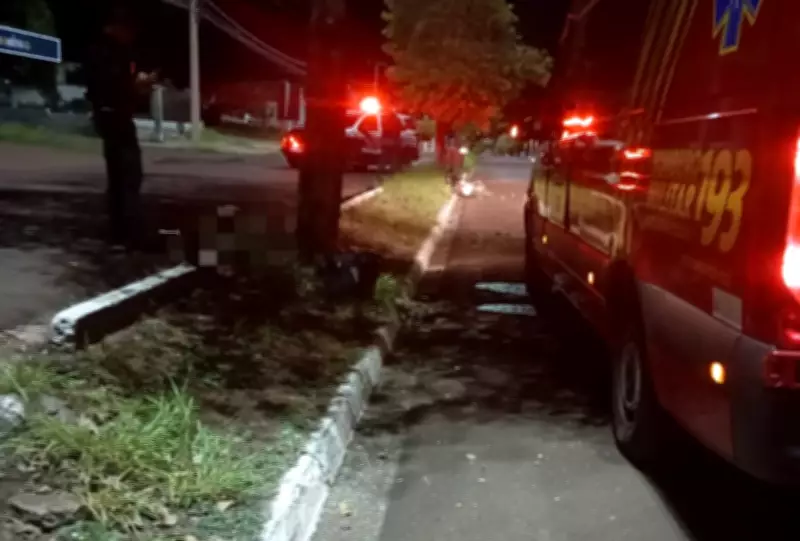 Motociclista morre após traumatismo craniano em acidente em Corumbá