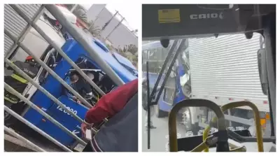 Acidente entre caminhão e ônibus deixa oito feridos na Raposo Tavares