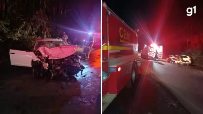 Acidente frontal na RS-324 em Casca mata dois e fere um grave