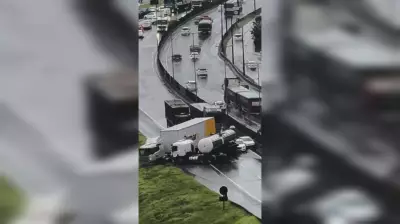 Acidente interdita sentido Sul da BR-101 em Itapema, SC, no km 148