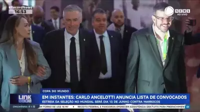 Ancelotti anuncia convocados para a Copa do Mundo nesta segunda (18)