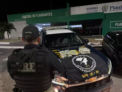 Apreendidos 10 kg de crack em carro e rodovia no litoral do PI; dois detidos