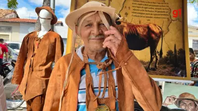 Artesão de 79 anos mantém viva tradição do gibão de couro no Piauí