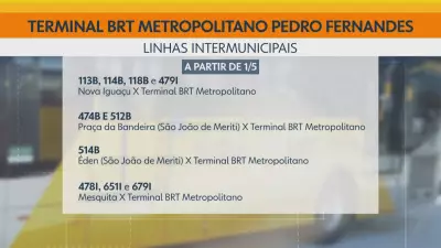 BRT Metropolitano integra 7 novas linhas intermunicipais no Rio