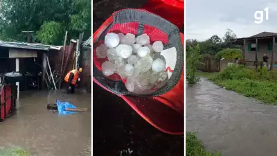 Chuvas intensas causam estragos e desalojamentos no Rio Grande do Sul