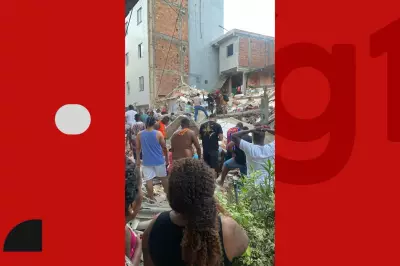 Desabamento de imóvel em Salvador mobiliza bombeiros e Samu