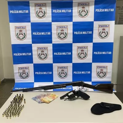 Dois homens presos com armas e munições em Paty do Alferes (RJ)