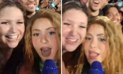 Fã realiza sonho: selfie com Shakira durante show em Copacabana