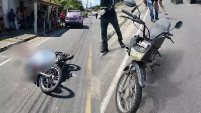 Homem morre em colisão entre duas motos em Parnaíba; dois feridos