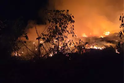 Incêndio de grandes proporções atinge ecoponto em Três Lagoas