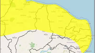 Inmet renova alerta amarelo de chuvas intensas em 76 cidades de PE