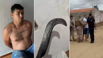 Irmãos são presos por tentativa de feminicídio com foice no Ceará
