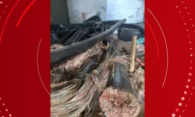 Meia tonelada de cabos de cobre é apreendida em Salvador pela PM